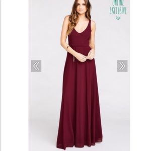 Show Me Your Mumu Jenn dress in Merlot